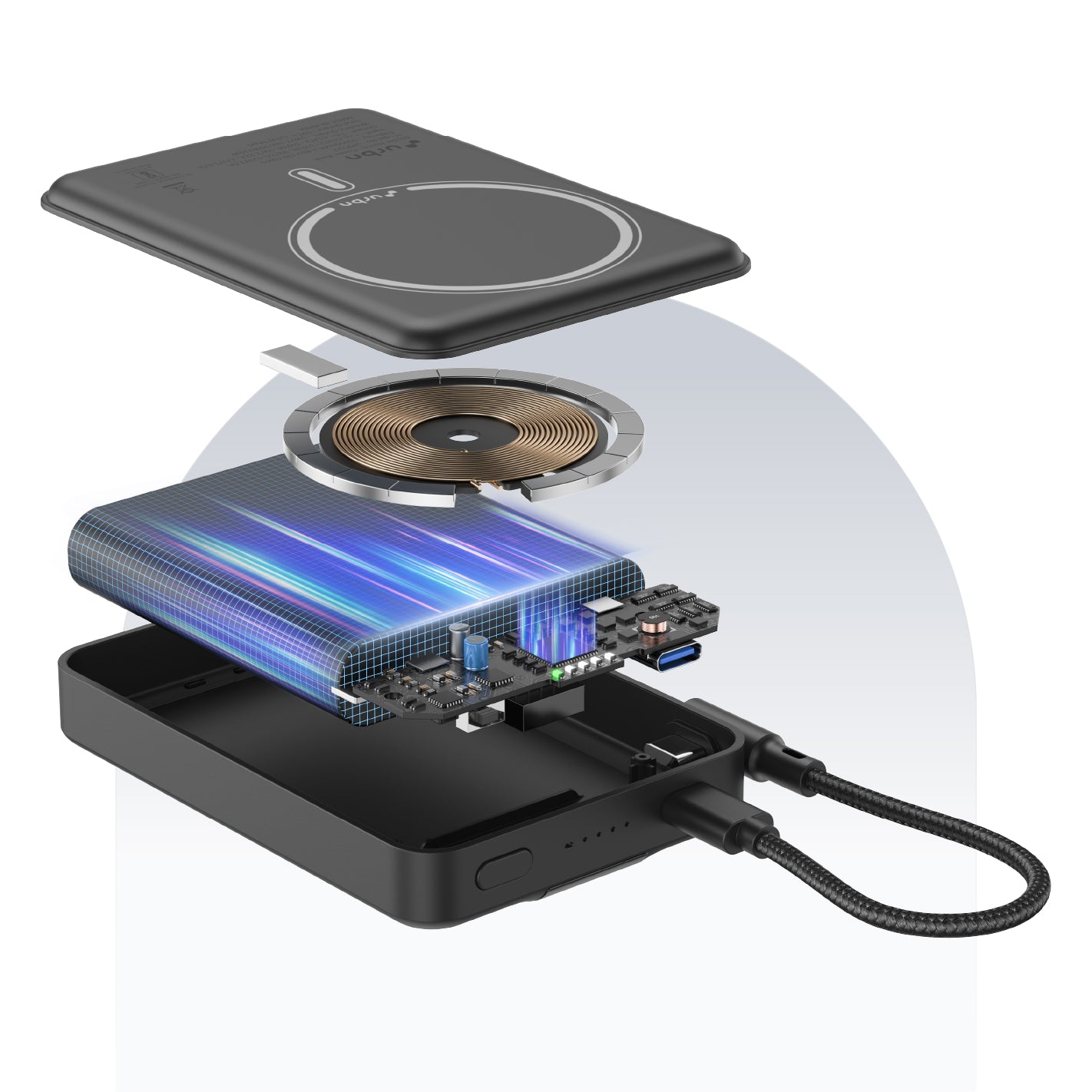 10,000 mAh Aero MagTag Power Bank - Image 8