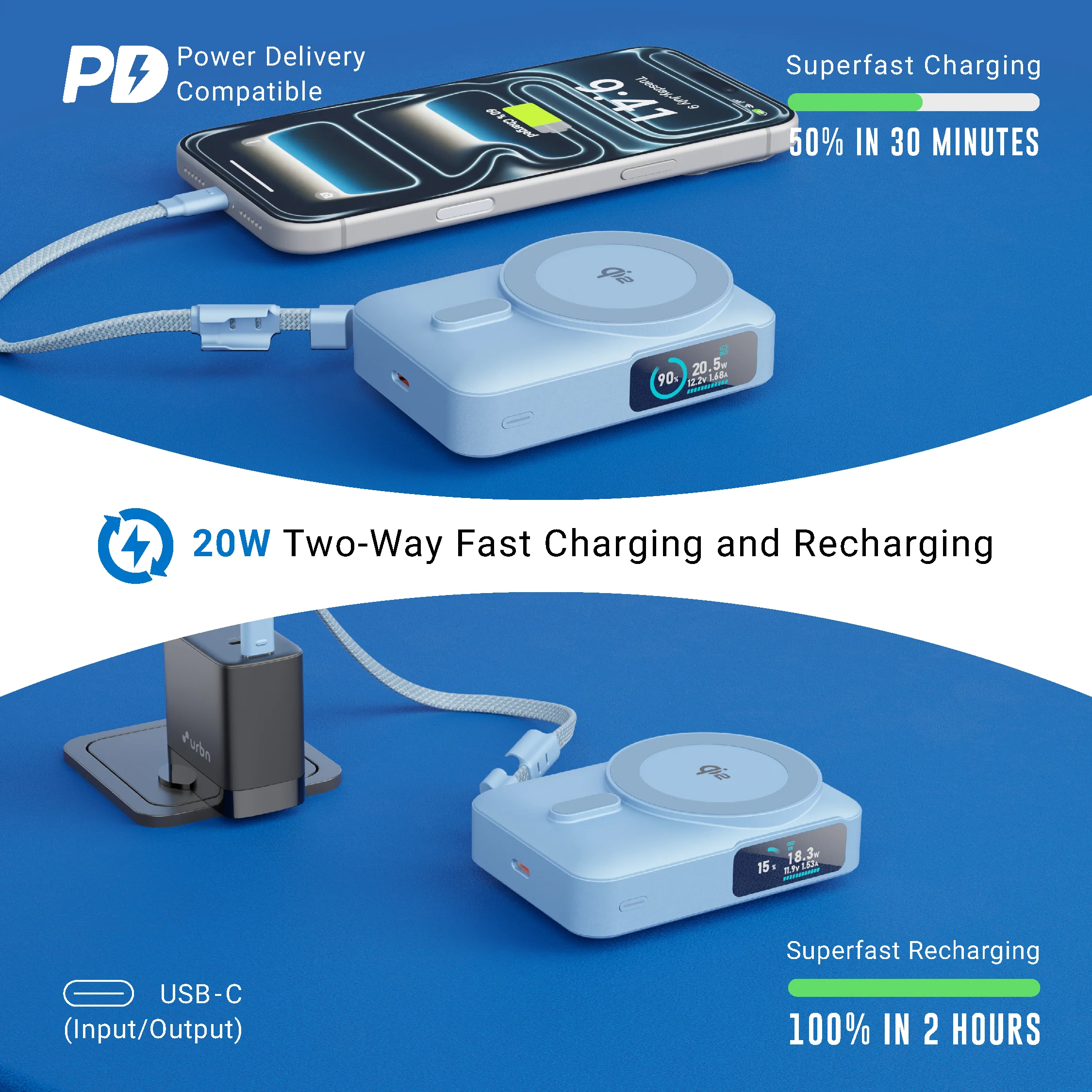 10,000mAh Flux Qi2 MagTag Power Bank - Image 15