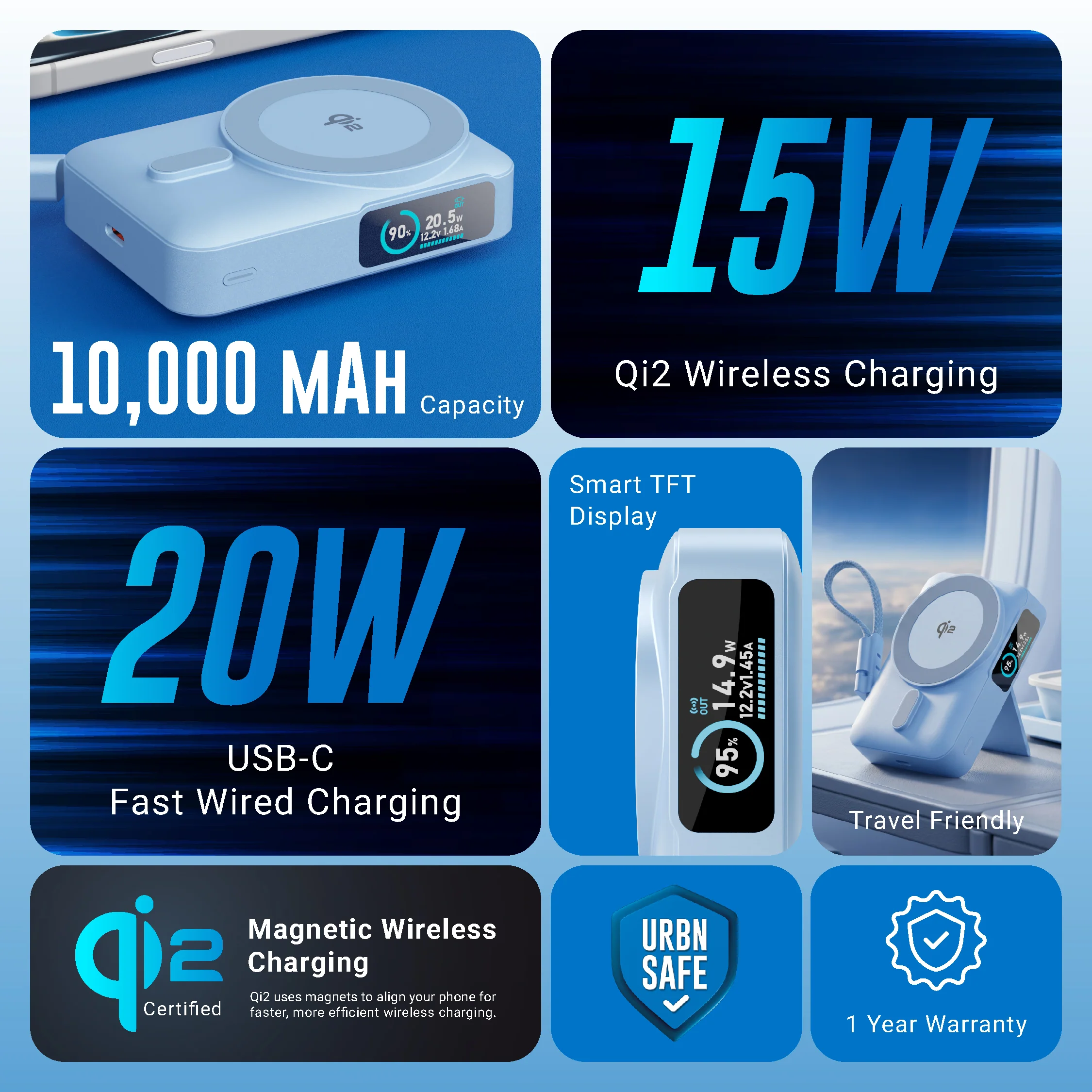 10,000mAh Flux Qi2 MagTag Power Bank - Image 18