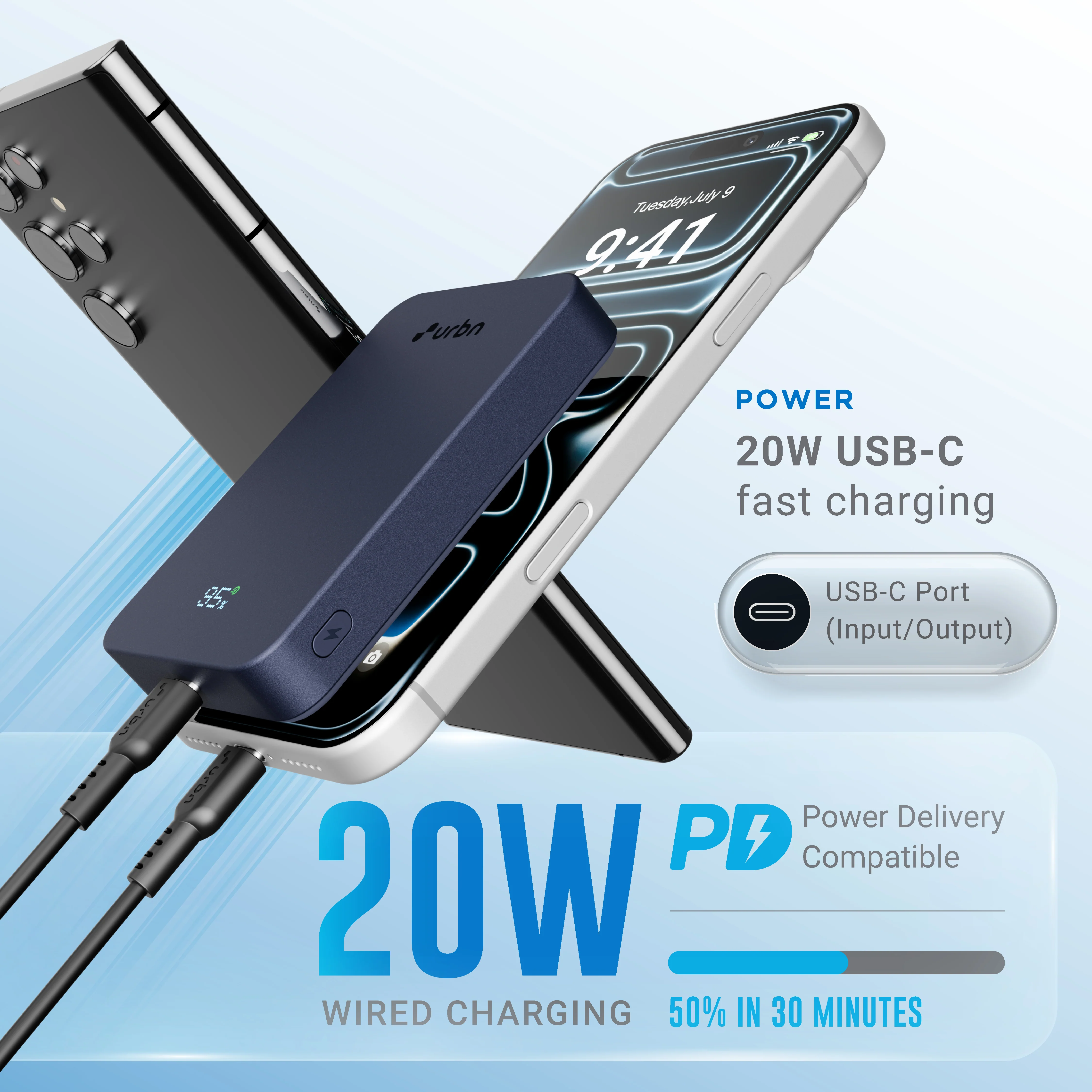 10,000mAh Slate Qi2 MagTag Power Bank - Image 12