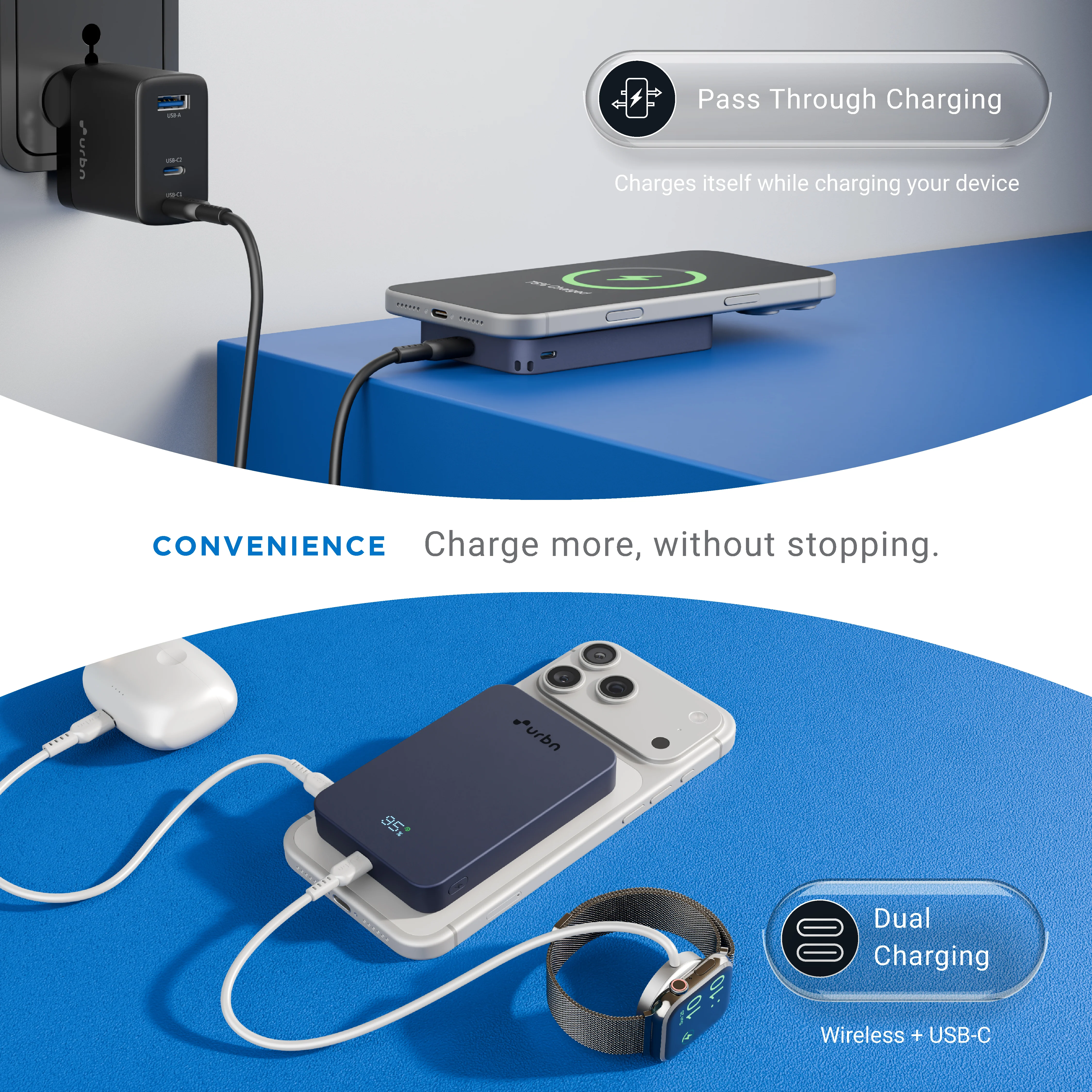 10,000mAh Slate Qi2 MagTag Power Bank - Image 14