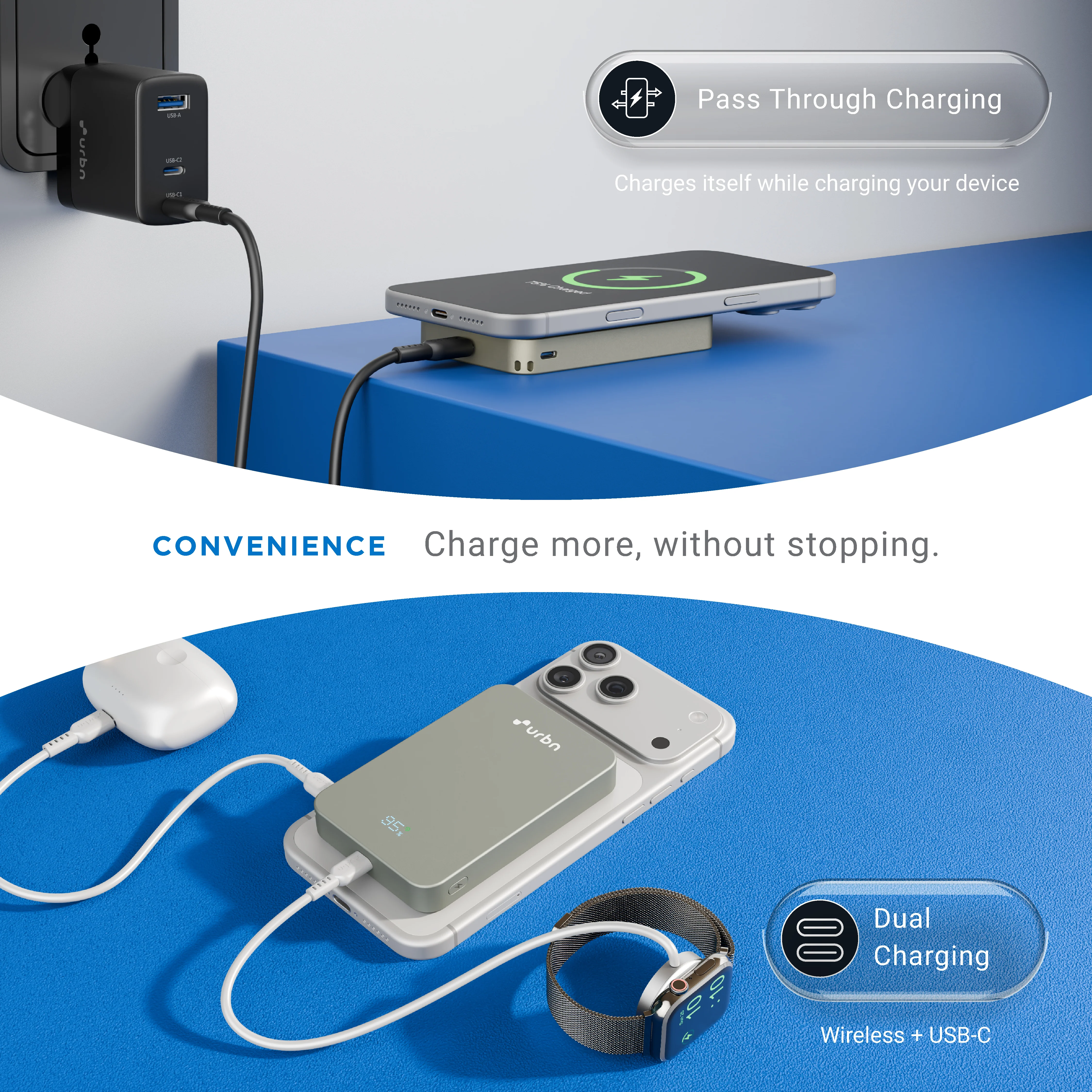 10,000mAh Slate Qi2 MagTag Power Bank - Image 22