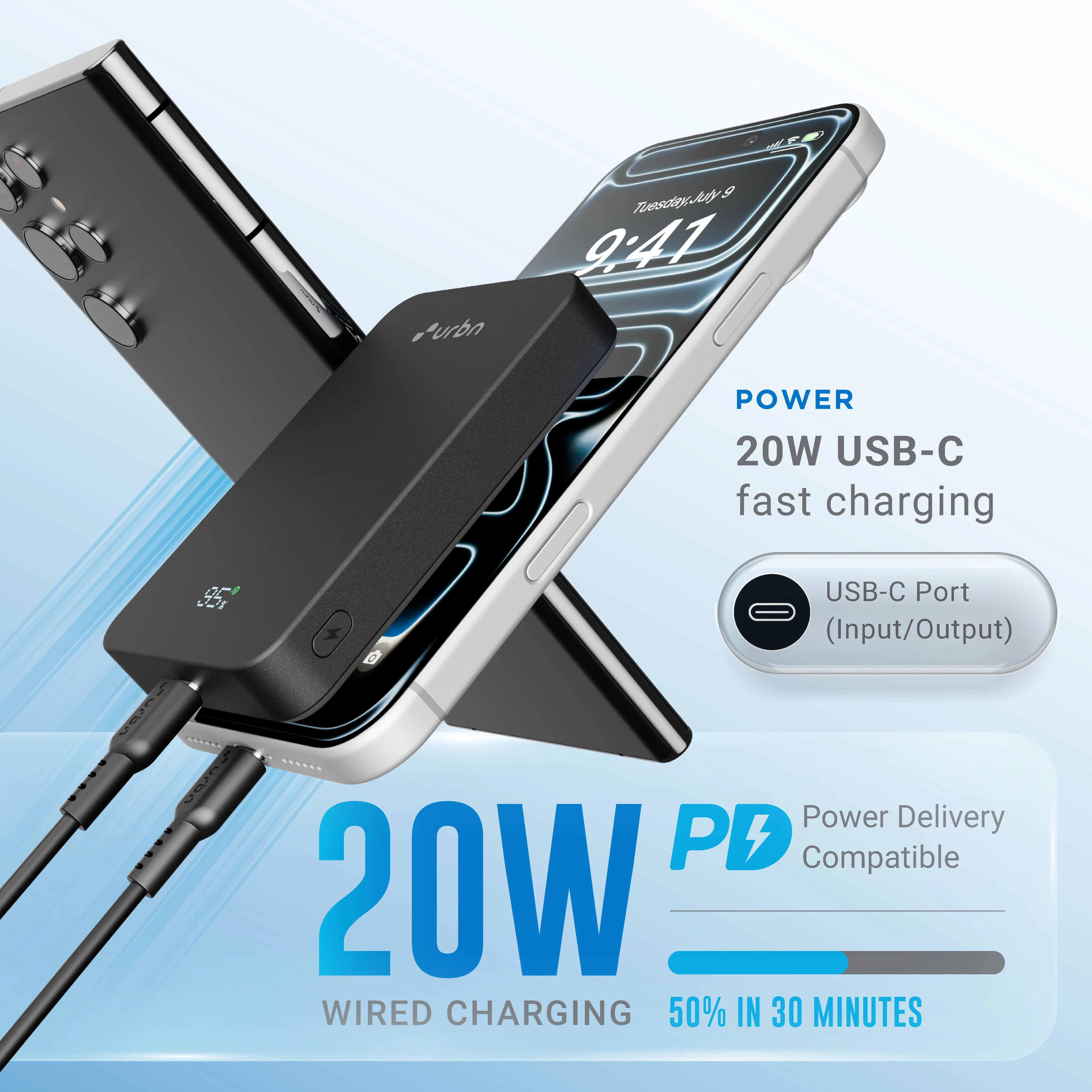 10,000mAh Slate Qi2 MagTag Power Bank - Image 6