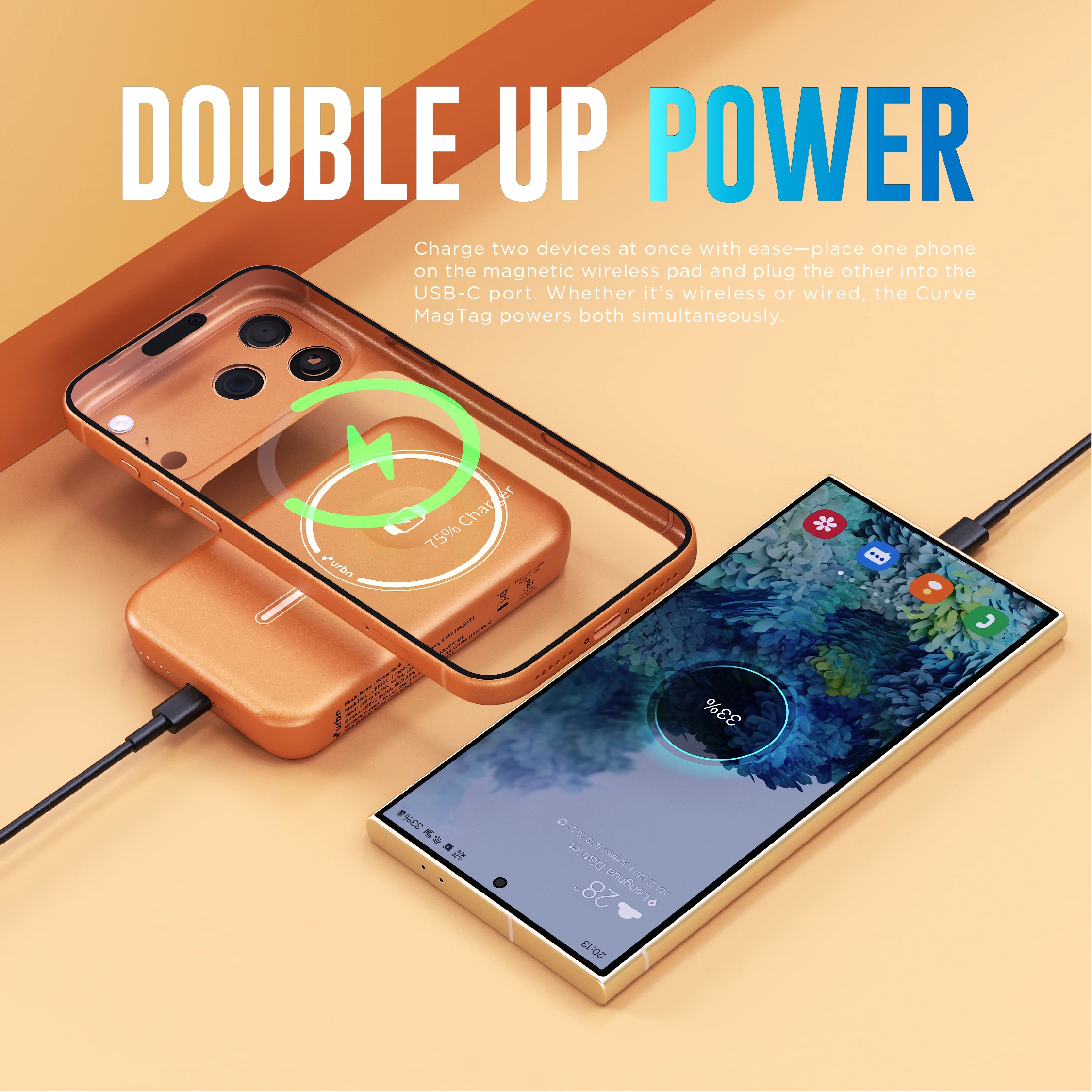 10,000 mAh Curve MagTag Power Bank - Image 10