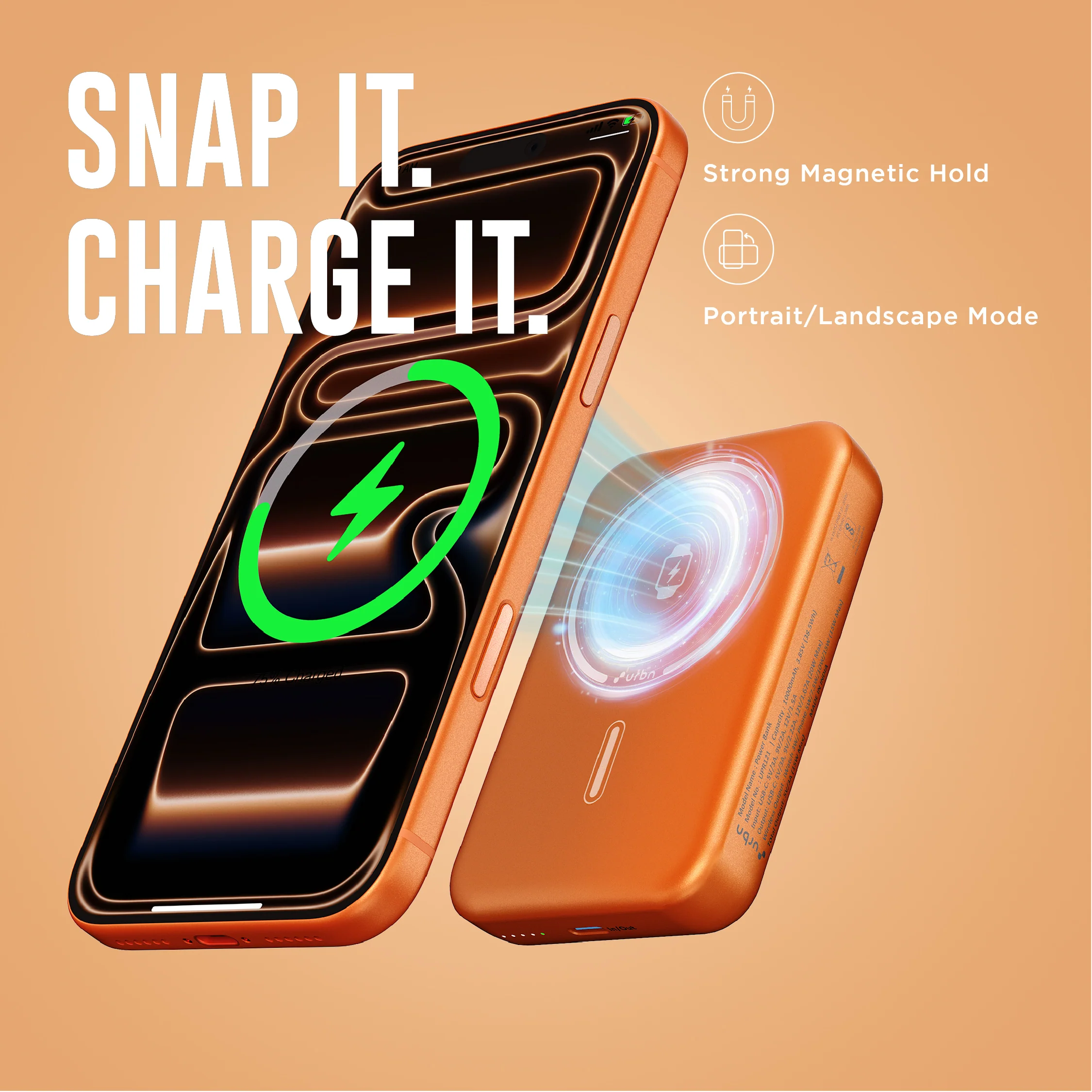 10,000 mAh Curve MagTag Power Bank - Image 11