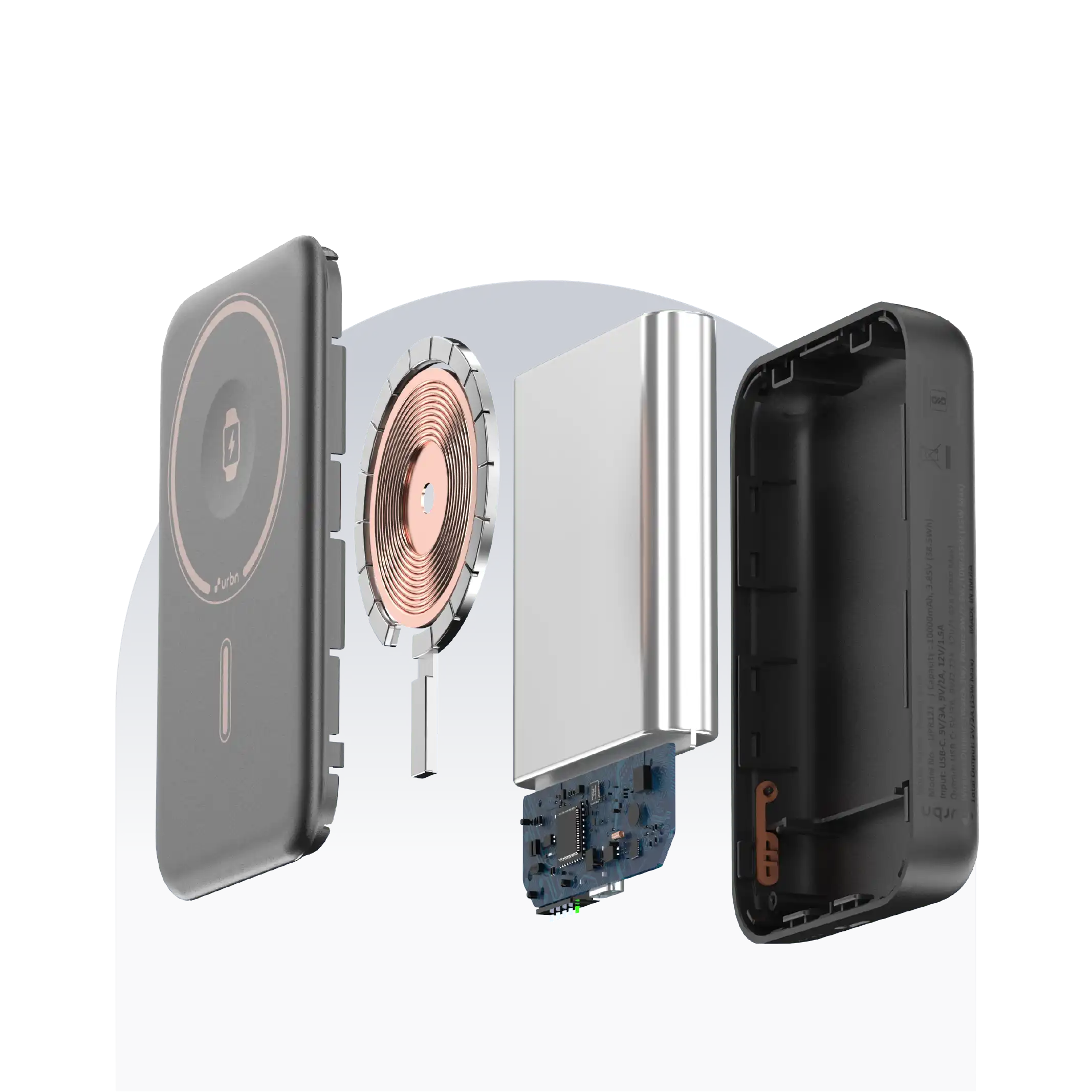 10,000 mAh Curve MagTag Power Bank - Image 5