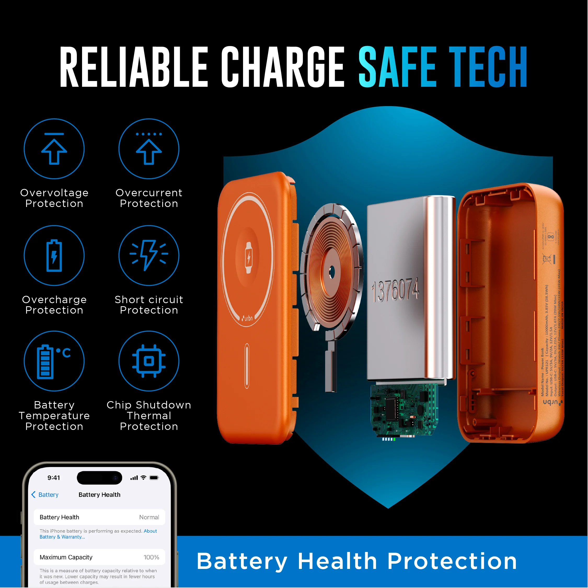 10,000 mAh Curve MagTag Power Bank - Image 9