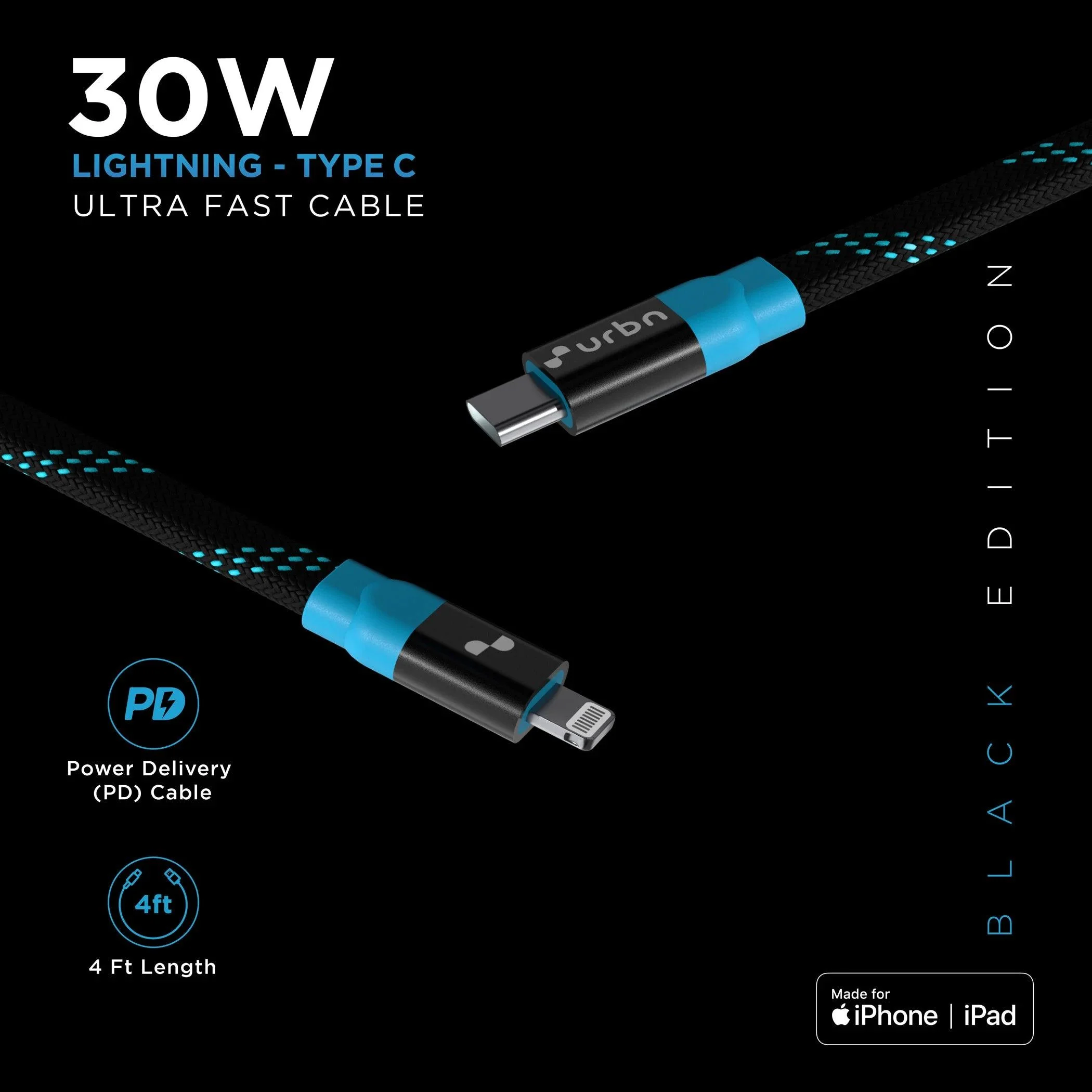 30W Super Fast Lightning MFi Certified Cable - Image 3