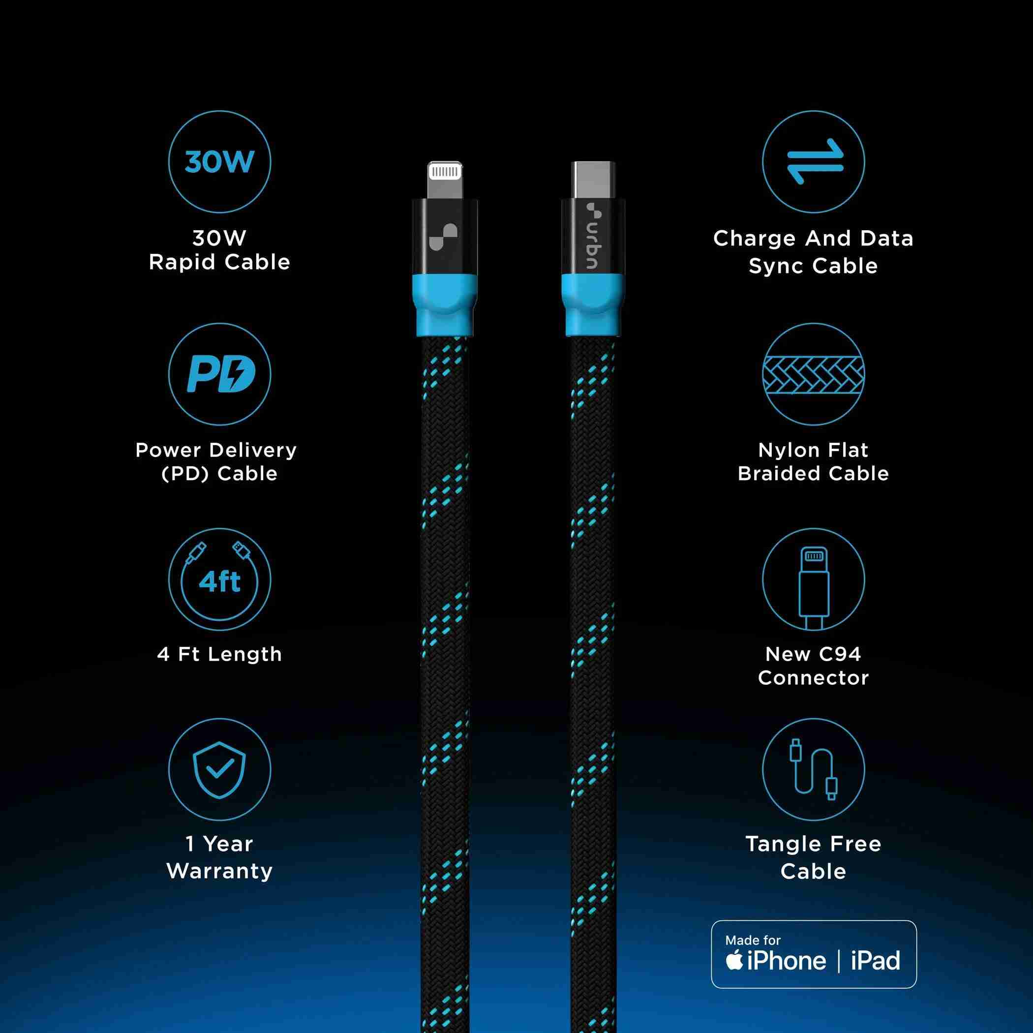 30W Super Fast Lightning MFi Certified Cable - Image 4
