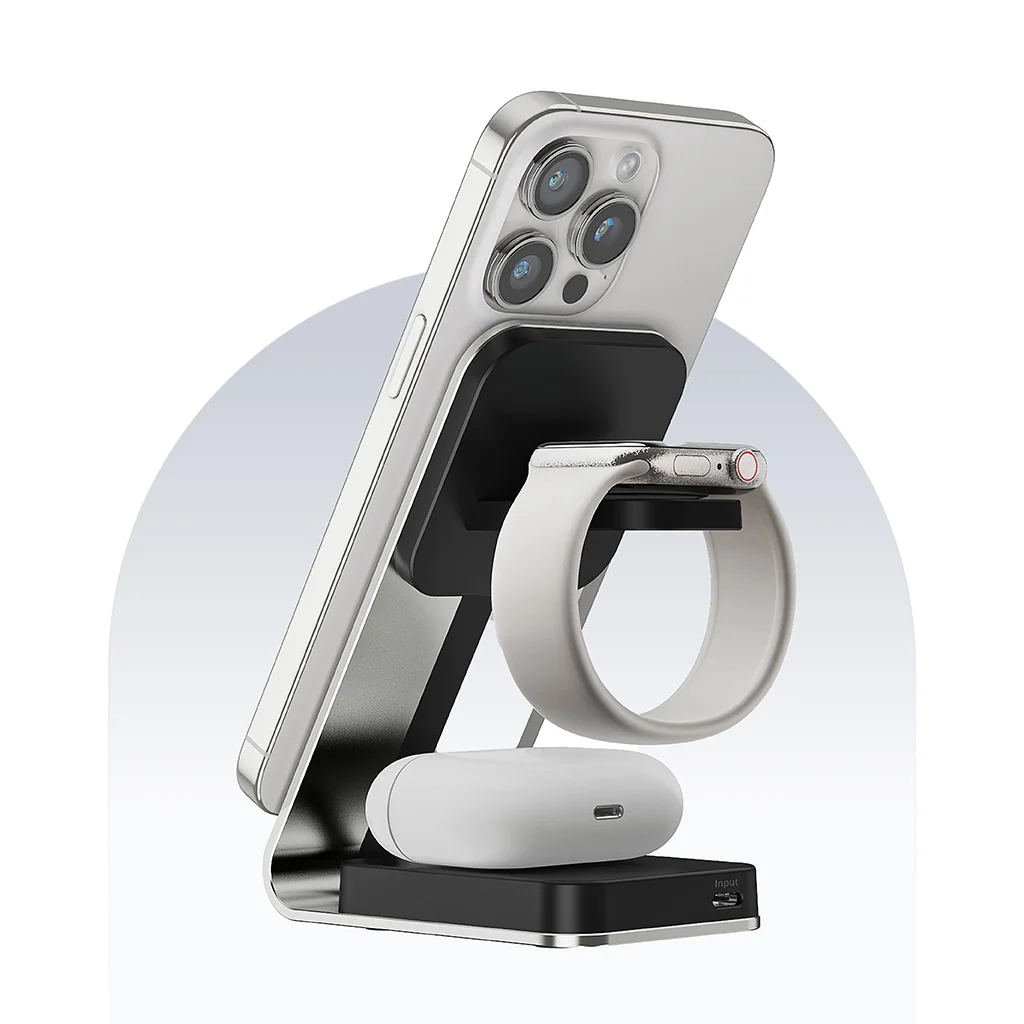 3 in 1 Metal MagTag Stand Charger - Image 3